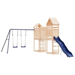 vidaXL Spielturm Massivholz Kiefer