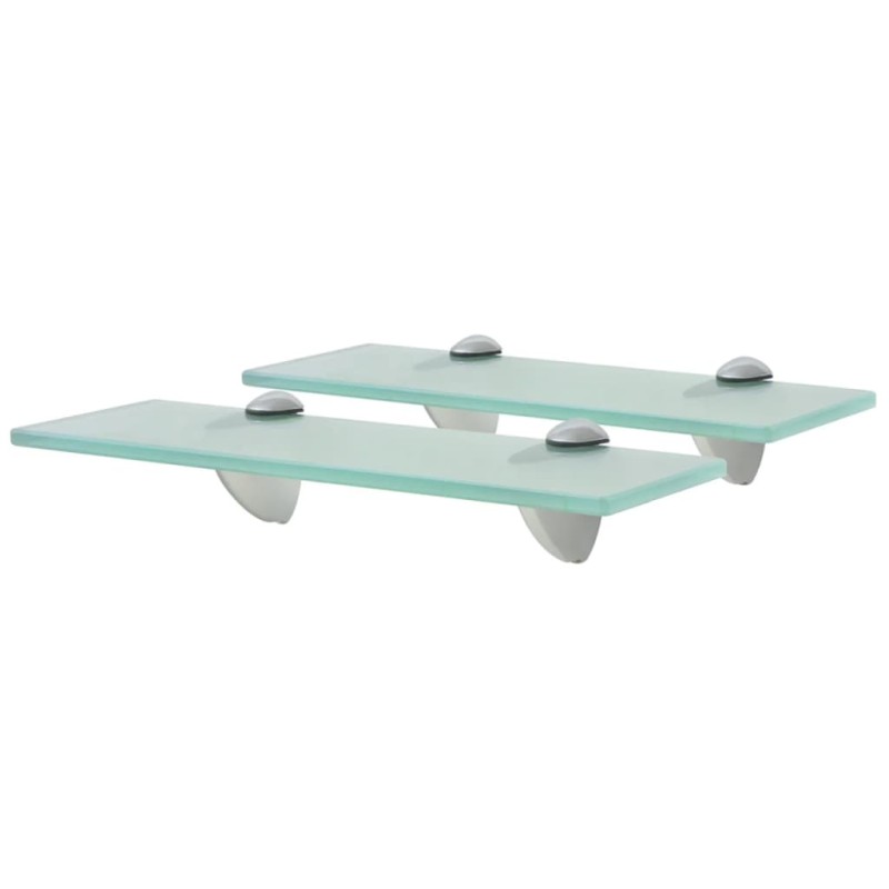 vidaXL Schweberegale 2 Stk. Glas 30x10 cm 8 mm vidaXL Schweberegale 2 Stk. Glas 30x10 cm 8 mm