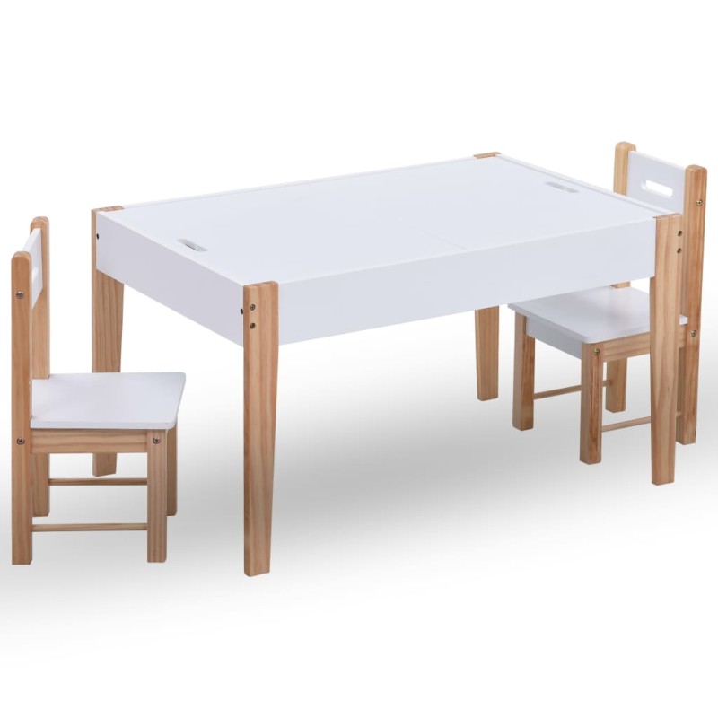 vidaXL 3-tlg. Kinder-Sitzgruppe mit Kreidetafel Schwarz und Weiß vidaXL 3-tlg. Kinder-Sitzgruppe mit Kreidetafel Schwarz und Weiß