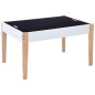 vidaXL 3-tlg. Kinder-Sitzgruppe mit Kreidetafel Schwarz und Weiß vidaXL 3-tlg. Kinder-Sitzgruppe mit Kreidetafel Schwarz und Weiß