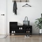 vidaXL Schuhregal Schwarz 102x36x60 cm Holzwerkstoff vidaXL Schuhregal Schwarz 102x36x60 cm Holzwerkstoff