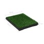 vidaXL Haustiertoiletten 2 Stk. mit Tablett Kunstrasen Grün 63x50x7 cm vidaXL Haustiertoiletten 2 Stk. mit Tablett Kunstrasen Grün 63x50x7 cm