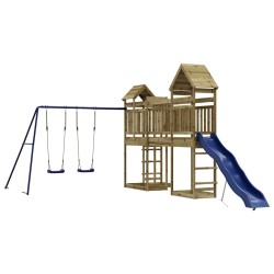 vidaXL Spielturm Imprägniertes Kiefernholz