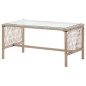 4-tlg. Garten-Lounge-Set mit Auflage Poly Rattan Beige 4-tlg. Garten-Lounge-Set mit Auflage Poly Rattan Beige