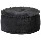 vidaXL Pouf Rund Samt 40×20 cm Anthrazit vidaXL Pouf Rund Samt 40×20 cm Anthrazit