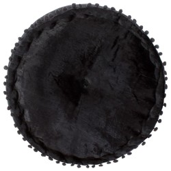 vidaXL Pouf Rund Samt 40×20 cm Anthrazit