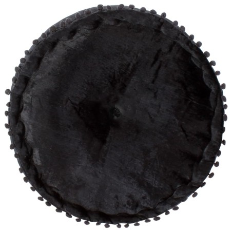 vidaXL Pouf Rund Samt 40×20 cm Anthrazit
