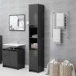 vidaXL 3-tlg. Badmöbel-Set Grau Holzwerkstoff vidaXL 3-tlg. Badmöbel-Set Grau Holzwerkstoff