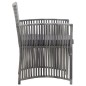 Gartensessel mit Sitzkissen 2 Stk. Anthrazit Poly Rattan Gartensessel mit Sitzkissen 2 Stk. Anthrazit Poly Rattan