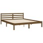 vidaXL Massivholzbett mit Kopfteil Honigbraun 160x200 cm vidaXL Massivholzbett mit Kopfteil Honigbraun 160x200 cm