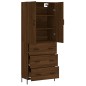 vidaXL Highboard Braun Eichen-Optik 69,5x34x180 cm Holzwerkstoff vidaXL Highboard Braun Eichen-Optik 69,5x34x180 cm Holzwerkstoff