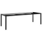 vidaXL 11-tlg. Garten-Essgruppe Poly Rattan Schwarz vidaXL 11-tlg. Garten-Essgruppe Poly Rattan Schwarz