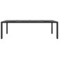 vidaXL 11-tlg. Garten-Essgruppe Poly Rattan Schwarz vidaXL 11-tlg. Garten-Essgruppe Poly Rattan Schwarz