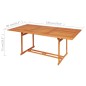 vidaXL 7-tlg. Garten-Essgruppe mit Kissen Massivholz Teak Grau vidaXL 7-tlg. Garten-Essgruppe mit Kissen Massivholz Teak Grau
