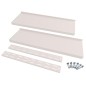 vidaXL 2-stufige Schwebende Wandregale 2 Stk. Edelstahl 200×30 cm vidaXL 2-stufige Schwebende Wandregale 2 Stk. Edelstahl 200×30 cm