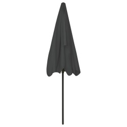 vidaXL Strandschirm Anthrazit 200x125 cm