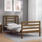 vidaXL Massivholzbett mit Kopfteil Honigbraun 90x200 cm vidaXL Massivholzbett mit Kopfteil Honigbraun 90x200 cm