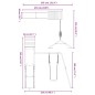 vidaXL Spielturm Massivholz Douglasie vidaXL Spielturm Massivholz Douglasie