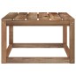 vidaXL Garten-Palettentisch Braun 60x60x36,5cm Kiefernholz Imprägniert vidaXL Garten-Palettentisch Braun 60x60x36,5cm Kiefernholz Imprägniert