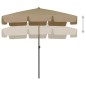 vidaXL Strandschirm Taupe 200x125 cm vidaXL Strandschirm Taupe 200x125 cm