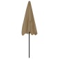 vidaXL Strandschirm Taupe 200x125 cm vidaXL Strandschirm Taupe 200x125 cm