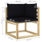 vidaXL 7-tlg. Garten-Lounge-Set mit Kissen Imprägniertes Kiefernholz vidaXL 7-tlg. Garten-Lounge-Set mit Kissen Imprägniertes Kiefernholz