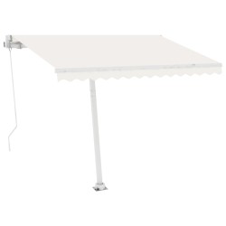 vidaXL Standmarkise Automatisch 300x250 cm Cremeweiß