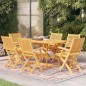 vidaXL 7-tlg. Garten-Essgruppe Massivholz Teak vidaXL 7-tlg. Garten-Essgruppe Massivholz Teak