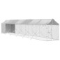vidaXL Outdoor-Hundezwinger mit Dach Silbern 2x14x2,5 m Stahl Verzinkt vidaXL Outdoor-Hundezwinger mit Dach Silbern 2x14x2,5 m Stahl Verzinkt