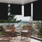 vidaXL Balkon-Seitenmarkise 145x250 cm Schwarz vidaXL Balkon-Seitenmarkise 145x250 cm Schwarz