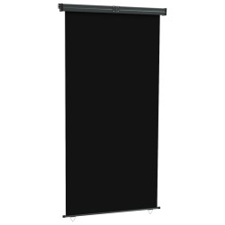 vidaXL Balkon-Seitenmarkise 145x250 cm Schwarz