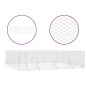 vidaXL Outdoor-Hundezwinger Silbern 8x8x2 m Verzinkter Stahl vidaXL Outdoor-Hundezwinger Silbern 8x8x2 m Verzinkter Stahl
