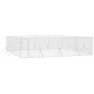 vidaXL Outdoor-Hundezwinger Silbern 8x8x2 m Verzinkter Stahl vidaXL Outdoor-Hundezwinger Silbern 8x8x2 m Verzinkter Stahl