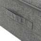 vidaXL Aufbewahrungsbox Stoff 70x40x18 cm Anthrazit vidaXL Aufbewahrungsbox Stoff 70x40x18 cm Anthrazit