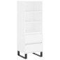 vidaXL Highboard Weiß 40x36x110 cm Holzwerkstoff vidaXL Highboard Weiß 40x36x110 cm Holzwerkstoff
