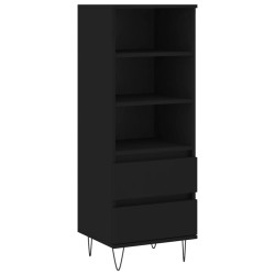 vidaXL Highboard Schwarz 40x36x110 cm Holzwerkstoff