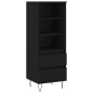 vidaXL Highboard Schwarz 40x36x110 cm Holzwerkstoff vidaXL Highboard Schwarz 40x36x110 cm Holzwerkstoff