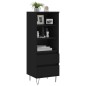 vidaXL Highboard Schwarz 40x36x110 cm Holzwerkstoff vidaXL Highboard Schwarz 40x36x110 cm Holzwerkstoff