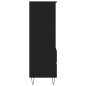 vidaXL Highboard Schwarz 40x36x110 cm Holzwerkstoff vidaXL Highboard Schwarz 40x36x110 cm Holzwerkstoff