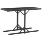 vidaXL 3-tlg. Garten-Essgruppe mit Auflagen Poly Rattan Schwarz vidaXL 3-tlg. Garten-Essgruppe mit Auflagen Poly Rattan Schwarz