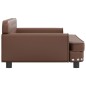 vidaXL Kindersofa Braun 90x53x30 cm Kunstleder vidaXL Kindersofa Braun 90x53x30 cm Kunstleder
