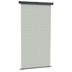 vidaXL Balkon-Seitenmarkise 145x250 cm Grau