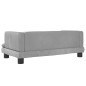 vidaXL Kindersofa Hellgrau 80x45x30 cm Samt vidaXL Kindersofa Hellgrau 80x45x30 cm Samt