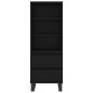 vidaXL Highboard Schwarz 40x36x110 cm Holzwerkstoff vidaXL Highboard Schwarz 40x36x110 cm Holzwerkstoff