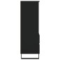 vidaXL Highboard Schwarz 40x36x110 cm Holzwerkstoff vidaXL Highboard Schwarz 40x36x110 cm Holzwerkstoff