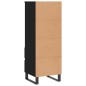 vidaXL Highboard Schwarz 40x36x110 cm Holzwerkstoff vidaXL Highboard Schwarz 40x36x110 cm Holzwerkstoff