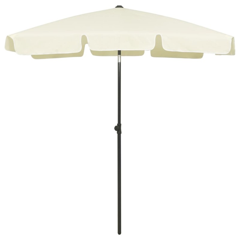 vidaXL Strandschirm Sandgelb 180x120 cm vidaXL Strandschirm Sandgelb 180x120 cm