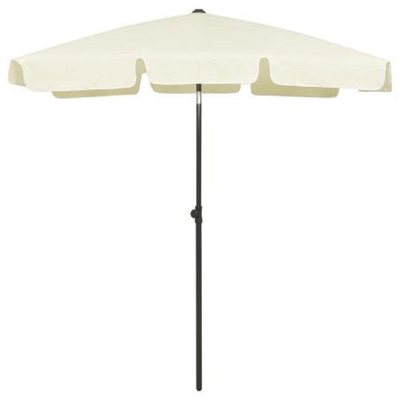 vidaXL Strandschirm Sandgelb 180x120 cm  
