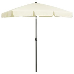 vidaXL Strandschirm Sandgelb 180x120 cm  