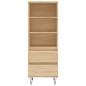 vidaXL Highboard Sonoma-Eiche 40x36x110 cm Holzwerkstoff vidaXL Highboard Sonoma-Eiche 40x36x110 cm Holzwerkstoff